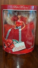 1988 Happy Holidays Barbie #1703 NRFB First Edition Mattel Vintage Christmas picture