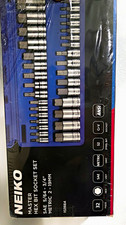 NEIKO 10288A Master Hex Bit Socket Set 32 Pc SAE Metric S2 Steel Allen NEW picture