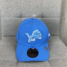 Detroit Lions Hat Cap Fitted Mens Large Blue NFL Football New Era 39THIRTY picture