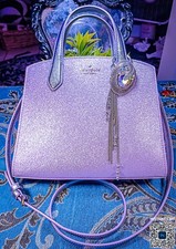 Kate Spade Tinsel Satchel in Lilac Frost (Style K9337) NWOT Pristine New Condit picture