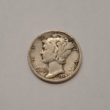 Circulated Tougher Early-Date in VG+ CONDITION 1928-S MERCURY DIME picture