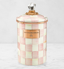 MacKenzie-Childs Rosy Check Canister picture