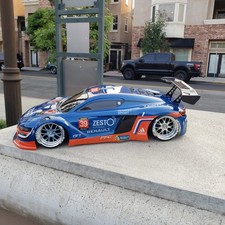 1/10 Custom Print Renault 4Tec-2 drift RDS HPI DC10 SD3 MST TT02 Body Only picture