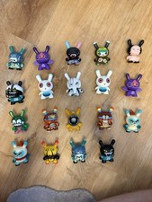 Kidrobot Dunny 2013 Multicolor Vinyl Figure Lot w/ Dunny Box, Kidrobot picture