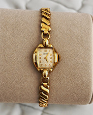 Gruen Veri-Thin Vintage Swiss Made 17J Gold Filled Ladies Bracelet Watch picture