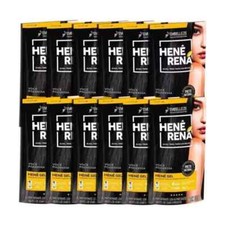 Kit 12 Units Henê Rena Embelleze - Natural Black Gel Sachet - 180g picture