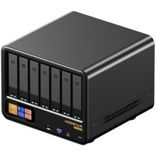 AOOSTAR WTR MAX 11 Bays NAS Mini PC, AMD R7 PRO 8845HS NO RAM NO SSD picture