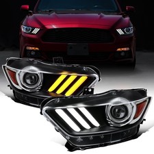 - Fits 2015-2022 Ford Mustang HID Xenon Projector Headlights picture