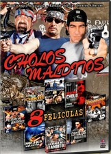 Cholos Malditos 8 Peliculas DVD 3-Disc Set Import R17 picture