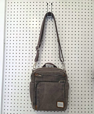 Travelon Anti-Theft Gray Heritage Travel Bag Crossbody Secure Closure picture