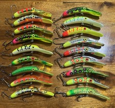 Yakima Bait Mag Lip 4.5 Fishing Plug Crankbait Lure Lot Of 18 picture