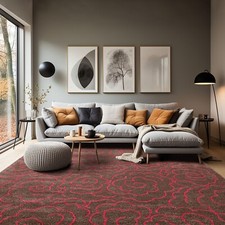 LoomBloom Multi Sizes Brown Hand Tufted Wool & Faux Silk Area Rug picture