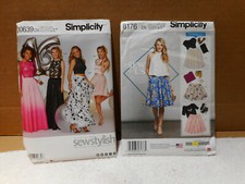 Simplicity 8176 & D0639  Sze 14-22 New Misses Dress in Two Lengths AND TOPS  picture