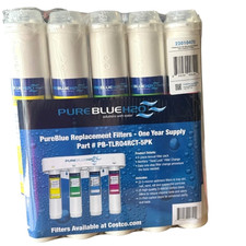 Pure Blue H2O Reverse Osmosis Filter System Replacement Filters PB-TLR04RCT-5PK picture