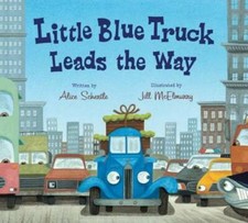 Little Blue Truck Leads the Way board book - Board book - GOOD picture