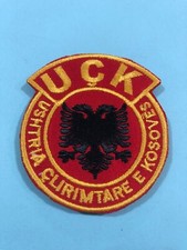 KOSOVO LIBERATION ARMY UÇK (KLA) COLLECTIBLE NEW PATCH  FLAG INSIGNIA picture