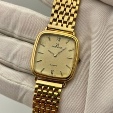80's Vintage Mondia by Zenith Wristwatch Men's Gold-Plated Swiss Made ETA 7001 picture