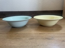 LuRay Pastels Midcentury Serving Bowls Set Of 2 Vintage picture