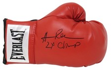 Hasim Rahman Signed Everlast Red Boxing Glove w/2x Champ picture