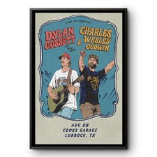 Dylan Gossett & Charles Wesley Godwin August 28 2026 Lubbock Texas Event Poster picture