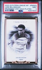 2023-24 FUTERA UNIQUE JUDE BELLINGHAM 23KT GOLD FRAME - SP /11 PSA 9 G497 picture