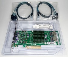SuperMicro AOC-S2308L-L8i = LSI 9207-8I IT Mode UNRAID+ 2* SFF8087 SATA Cable US picture
