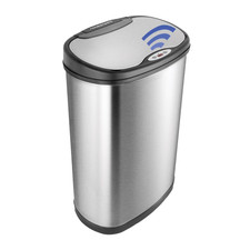 Nine Stars Automatic Kitchen Trash Can, 13.2 Gallon Soft Close Lid  picture