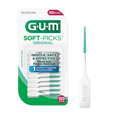 GUM Soft-Picks Original, Dentist Recommended Dental Picks, 150 Count picture