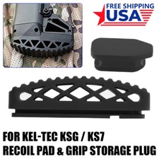 Black Recoil Pad & Grip Storage Plug for Kel-Tec KSG/KS7 picture