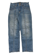 Sanctuary Women's Medium Wash Modern Straight High Rise Crop Jeans - 28 picture