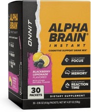 Onnit Alpha BRAIN Instant Blackberry Lemonade / 30 Count - (NEW)  picture