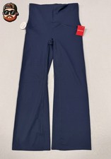 Spanx Booty Boost Active Ankle Flare Medium Navy Blue Leggings NWT picture
