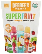 DeeBee's Organic Tropical Freeze Organic 13.5 oz - Lot of 10 (100 pops) picture