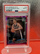 Panini Donruss Optic Victor Wembanyama Rated Rookie #225 PSA 8 picture