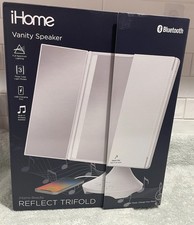 iHome Beauty Reflect Trifold LED Makeup Mirror Bluetooth Speaker NEW IN BOX picture