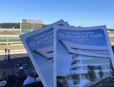 2 New Belmont Park Racing Programs Sept 18 Grand ReOpening Forever Young 2 For 1 picture