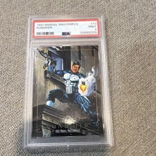 SkyBox 1992 Marvel Masterpieces Punisher #73 PSA 9 Graded Joe Jusko picture