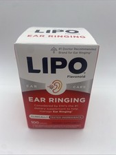 Lipo Flavonoid Tinnitus Relief For Ringing Ears Ear Health, 100 CT - Exp 12/2028 picture