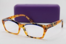 NEW ALAIN MIKLI A03127 003 HAVANA BLUE ERWAN AUTHENTIC EYEGLASSES 56-15 picture