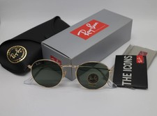 Ray-Ban Sunglasses RB3447 Round Metal Gold Frame Green Classic Lens 50mm Unisex picture