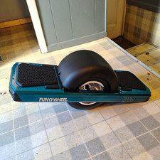 FUNKYWHEEL PRO 1000W One Wheel Electric Scooter Bluetooth Blue/Black Adults picture