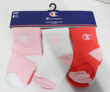Champion Youth Baby 6 Pair Athletic Socks. New picture