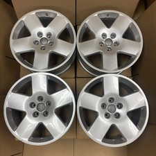 Set Of 4 Genuine 8.5 X 18 Rim Wheels Alloy 5 Spoke 2003-2010 AUDI A8 4E0601025M picture