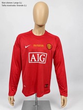 Cristiano Ronaldo 7 2008 UCL Final Manchester United Nike Long Sleeve Jersey picture