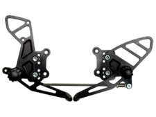 Vortex Racing Adjustable Rearsets for Suzuki SV1000 S & SV650 (03-10) - Black picture