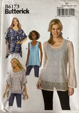 butterick sewing pattern B6173 A5 (6,8,10,12,14)) picture