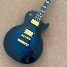 Blue Electric guitar,Rosewood Fretboard,China Shipping,Solid Mahogany Body picture