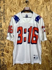 Vintage Champion New England Patriots Stone Cold Steve Austin Jersey 40 RARE WWE picture