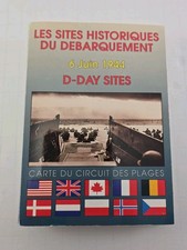 Normandie 1944 Les Sites Historiques Du Debarquement D-Day Sites Fold Out Map picture