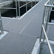 1PC Fiberglass Grating Cover Gray Industrial Grating Drainage Cover picture